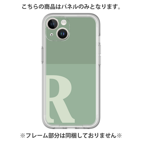 プレミアムパネル［ オリジナル - initial two tone - R green ］