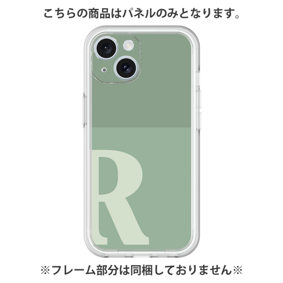 プレミアムパネル［ オリジナル - initial two tone - R green ］