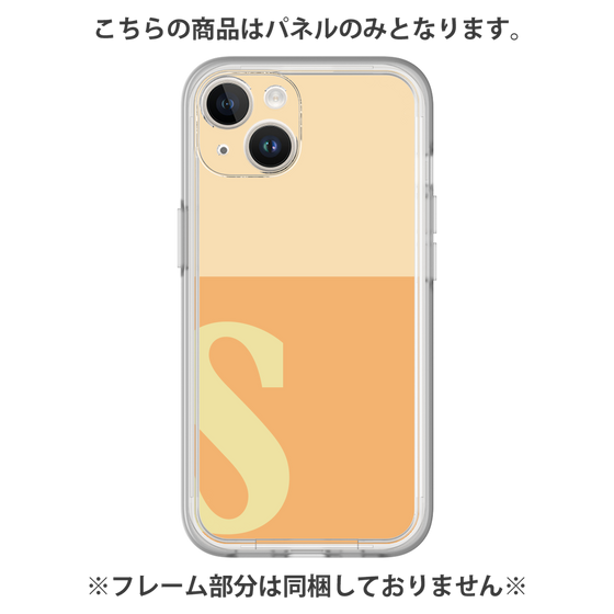 プレミアムパネル［ オリジナル - initial two tone - S orange ］