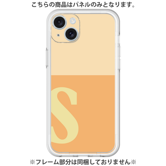 プレミアムパネル［ オリジナル - initial two tone - S orange ］