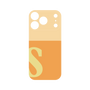 プレミアムパネル［ オリジナル - initial two tone - S orange ］