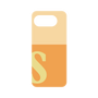 プレミアムパネル［ オリジナル - initial two tone - S orange ］