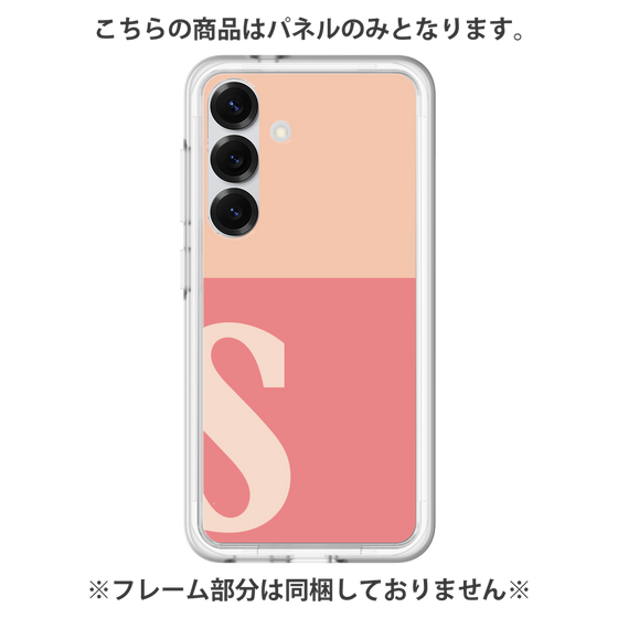 プレミアムパネル［ オリジナル - initial two tone - S pink ］