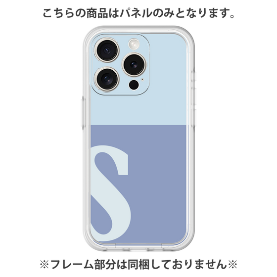 プレミアムパネル［ オリジナル - initial two tone - S blue ］