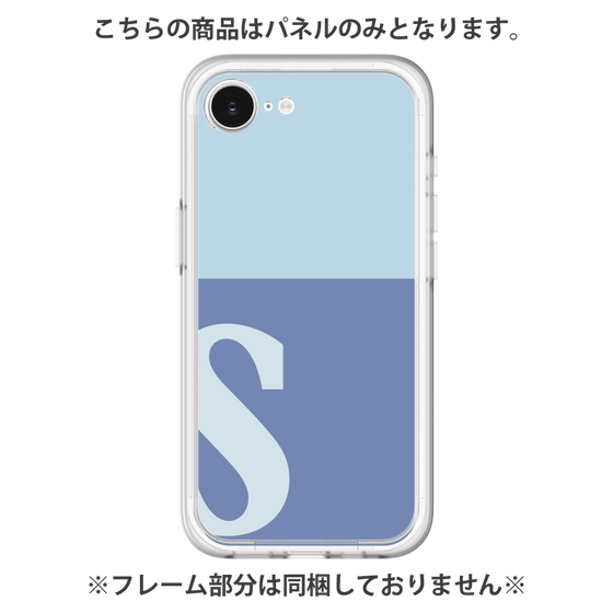 プレミアムパネル［ オリジナル - initial two tone - S blue ］