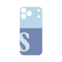 プレミアムパネル［ オリジナル - initial two tone - S blue ］