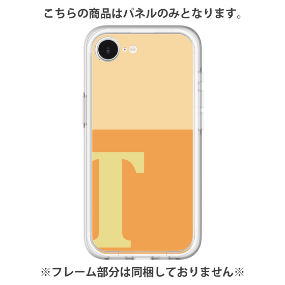 プレミアムパネル［ オリジナル - initial two tone - T orange ］