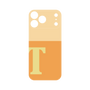 プレミアムパネル［ オリジナル - initial two tone - T orange ］