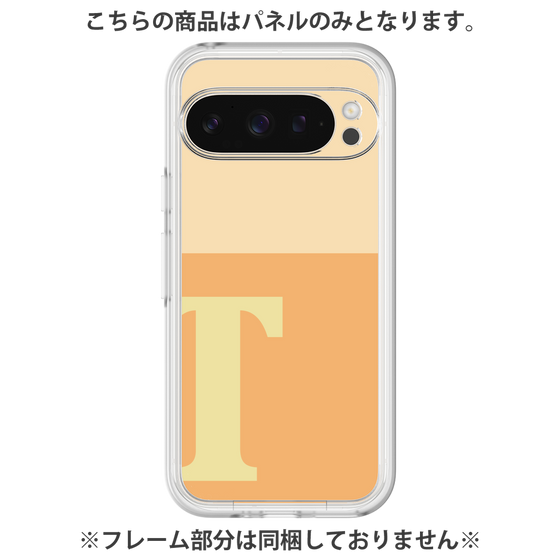 プレミアムパネル［ オリジナル - initial two tone - T orange ］