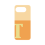 プレミアムパネル［ オリジナル - initial two tone - T orange ］