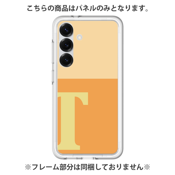 プレミアムパネル［ オリジナル - initial two tone - T orange ］
