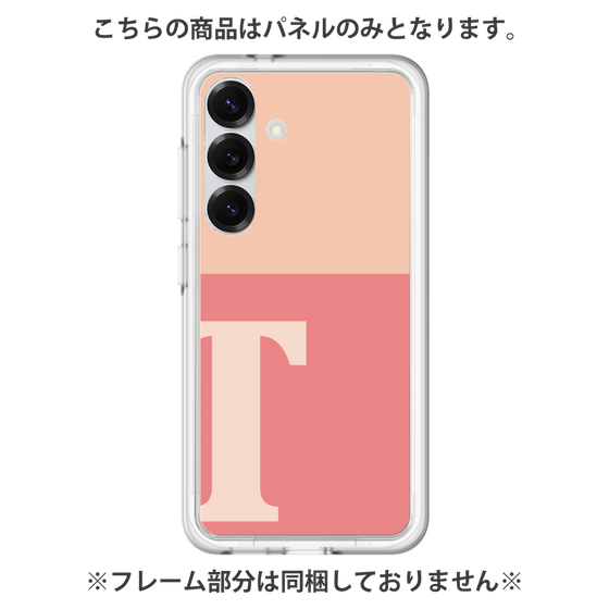 プレミアムパネル［ オリジナル - initial two tone - T pink ］