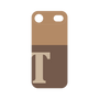 プレミアムパネル［ オリジナル - initial two tone - T brown ］