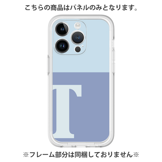 プレミアムパネル［ オリジナル - initial two tone - T blue ］