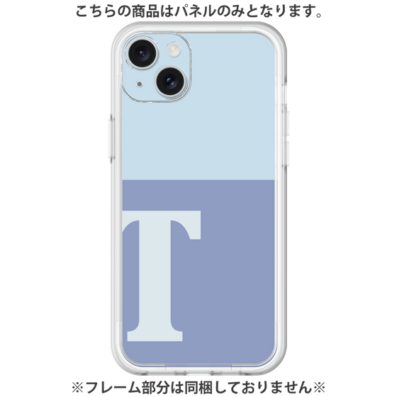 プレミアムパネル［ オリジナル - initial two tone - T blue ］