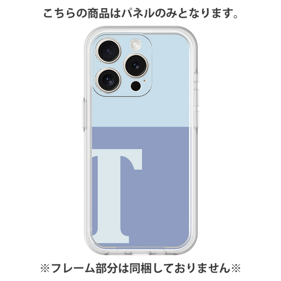 プレミアムパネル［ オリジナル - initial two tone - T blue ］