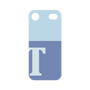プレミアムパネル［ オリジナル - initial two tone - T blue ］