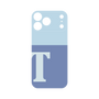 プレミアムパネル［ オリジナル - initial two tone - T blue ］
