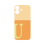 プレミアムパネル［ オリジナル - initial two tone - U orange ］