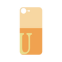 プレミアムパネル［ オリジナル - initial two tone - U orange ］