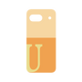 プレミアムパネル［ オリジナル - initial two tone - U orange ］