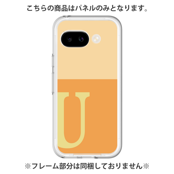 プレミアムパネル［ オリジナル - initial two tone - U orange ］