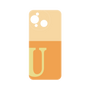 プレミアムパネル［ オリジナル - initial two tone - U orange ］