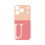 プレミアムパネル［ オリジナル - initial two tone - U pink ］