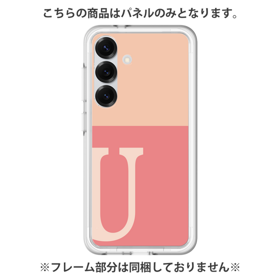 プレミアムパネル［ オリジナル - initial two tone - U pink ］