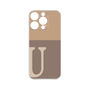 プレミアムパネル［ オリジナル - initial two tone - U brown ］