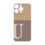 プレミアムパネル［ オリジナル - initial two tone - U brown ］
