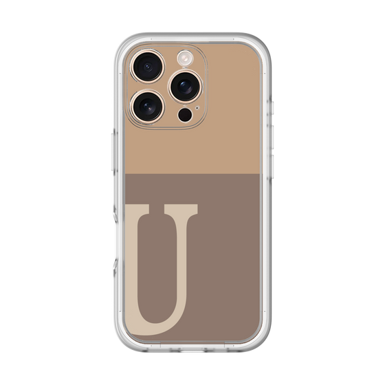 プレミアムパネル［ オリジナル - initial two tone - U brown ］