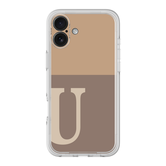 プレミアムパネル［ オリジナル - initial two tone - U brown ］