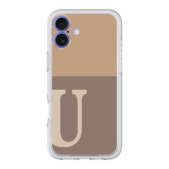 プレミアムパネル［ オリジナル - initial two tone - U brown ］