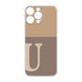 プレミアムパネル［ オリジナル - initial two tone - U brown ］