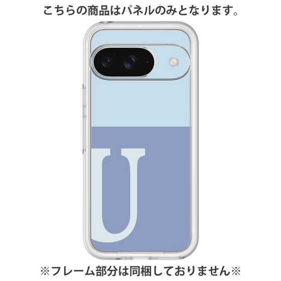 プレミアムパネル［ オリジナル - initial two tone - U blue ］