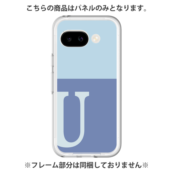 プレミアムパネル［ オリジナル - initial two tone - U blue ］