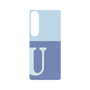 プレミアムパネル［ オリジナル - initial two tone - U blue ］