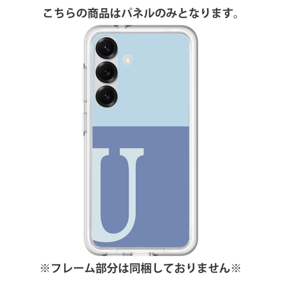 プレミアムパネル［ オリジナル - initial two tone - U blue ］