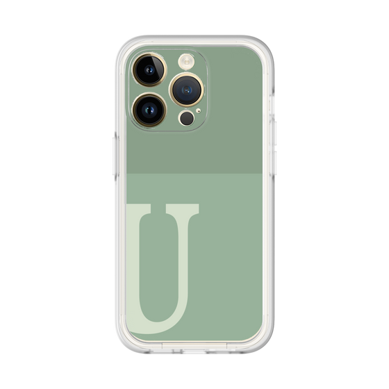 プレミアムパネル［ オリジナル - initial two tone - U green ］