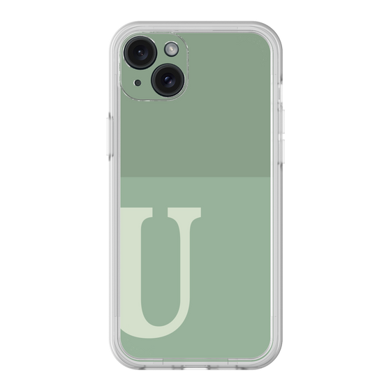 プレミアムパネル［ オリジナル - initial two tone - U green ］