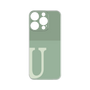 プレミアムパネル［ オリジナル - initial two tone - U green ］