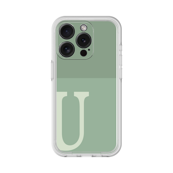 プレミアムパネル［ オリジナル - initial two tone - U green ］