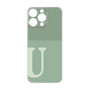 プレミアムパネル［ オリジナル - initial two tone - U green ］