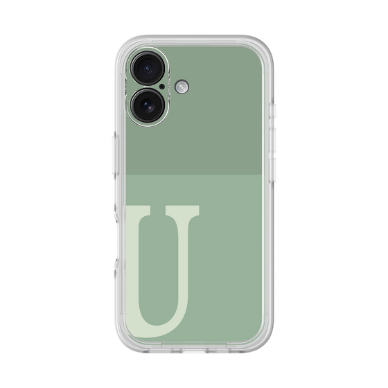 プレミアムパネル［ オリジナル - initial two tone - U green ］