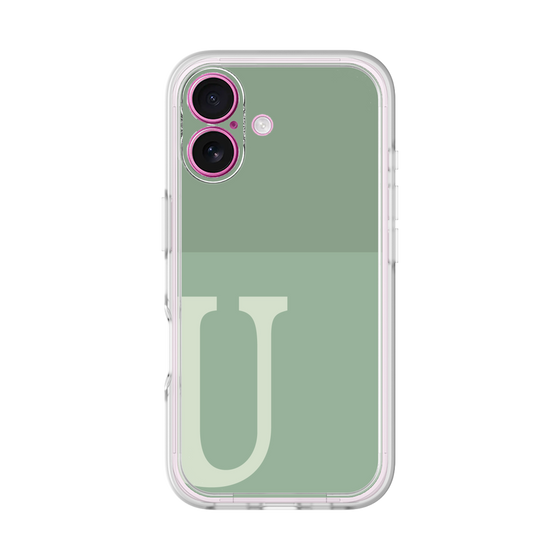 プレミアムパネル［ オリジナル - initial two tone - U green ］