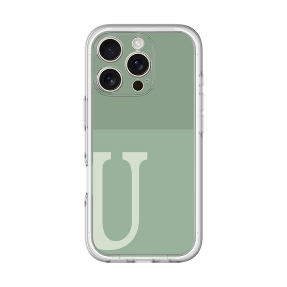 プレミアムパネル［ オリジナル - initial two tone - U green ］