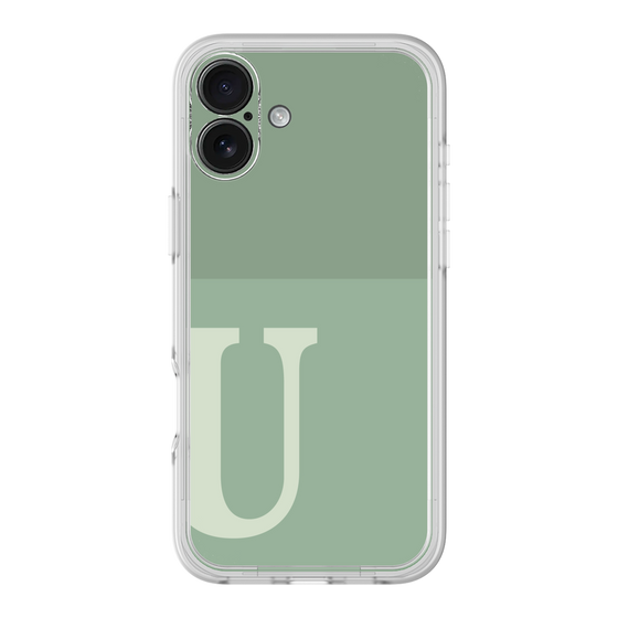 プレミアムパネル［ オリジナル - initial two tone - U green ］