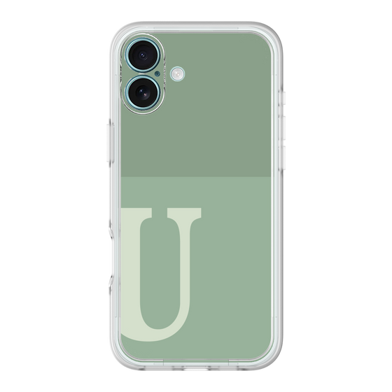プレミアムパネル［ オリジナル - initial two tone - U green ］