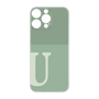 プレミアムパネル［ オリジナル - initial two tone - U green ］